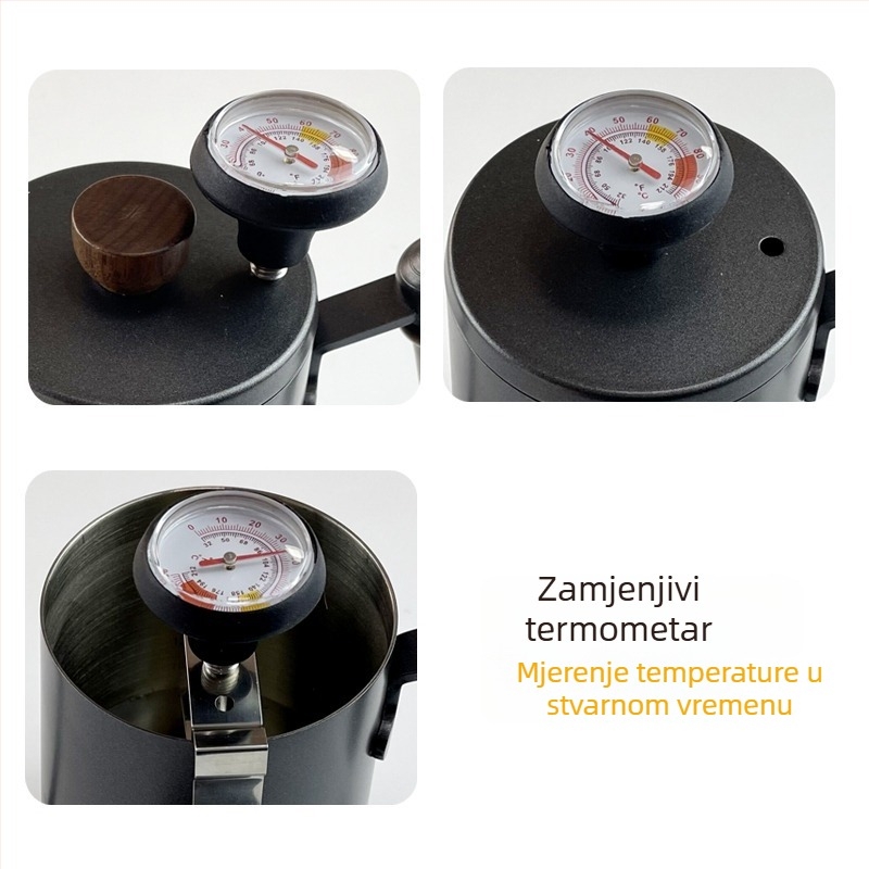 ComeMore kuhinjski termometar od nehrđajućeg čelika za mlijeko, kavu i vodu – prilagodba proizvodnje, licencirana privatna oznaka, 300 kom u kutiji
