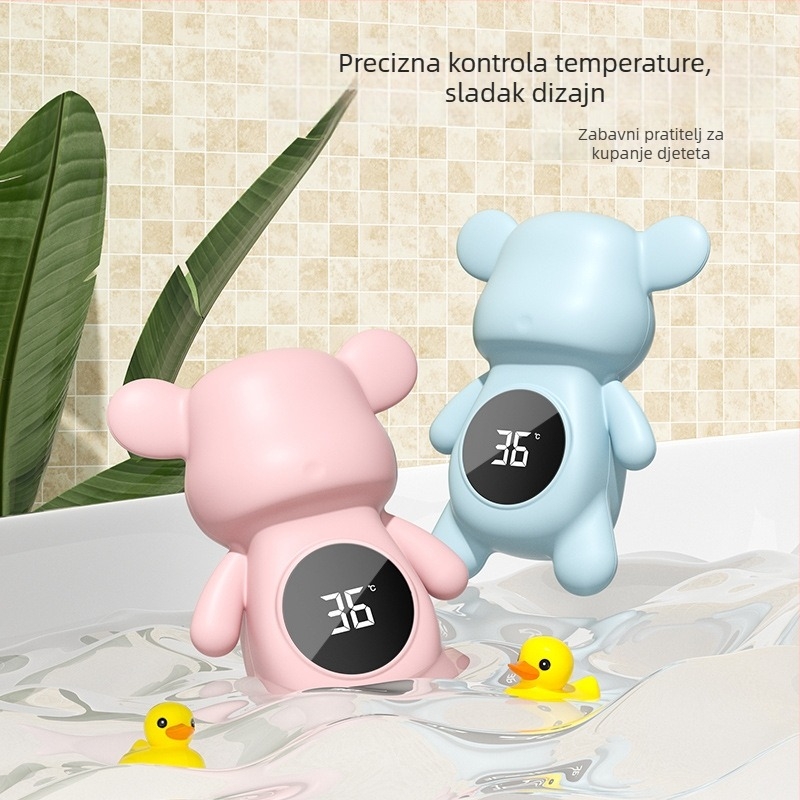 Dječji termometar za vodu za kupanje s visokom preciznošću, digitalnim zaslonom i pametnom elektronikom
