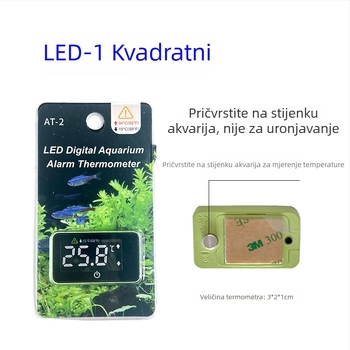 KT-902 Induktivni elektronički termometar s dvostrukim prikazom za akvarij