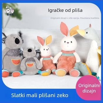 Plišano zeko – Haoweida/HWD, punilo PP pamuk, tkanina: izuzetno mekan kratki pliš, za uzrast 7–14 godina