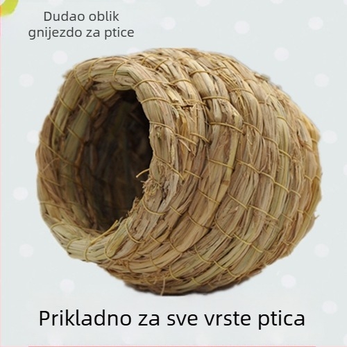 Gnijezdo za uzgoj ptica – od slame, brend Kuntai, za ptice