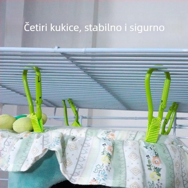 Pamukasto gnijezdo za papige s fleecijevom oblogom za toplinu, viseće gnijezdo za ptice i hrčke, marka Mr. du