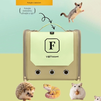 Prozračna torbica za prijevoz ptica – Oxford materijal, jednoslojna, uključuje dodatke, za Mynah, golub, cockatiel, budgerigar, sivi papagaj i sun conure