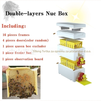 Yifeng H18 – dvostruki sloj pjenaste košnice za uzgoj kraljica, integrirana kutija za parenje