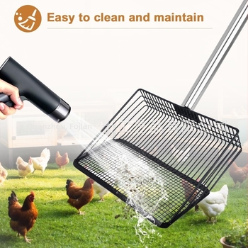 Dex metalna lopatica – Univerzalno sredstvo za čišćenje kokošinjca, mačjeg šljunka, pijesak i izmet životinja