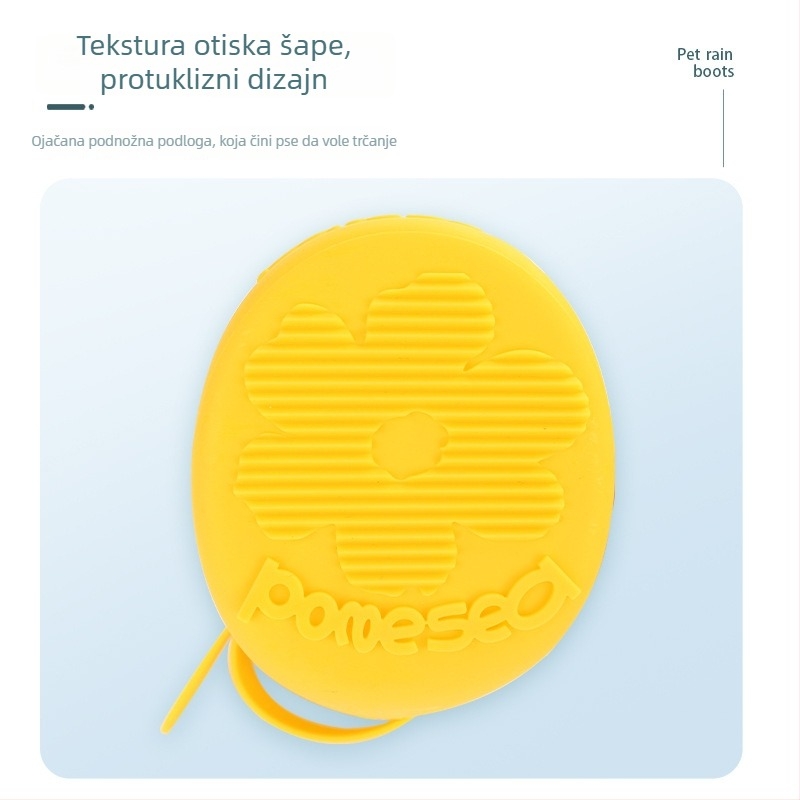 Huisen gumene tenisice za pse – vodootporne, protuklizne, izdržljive, zimski stil INS