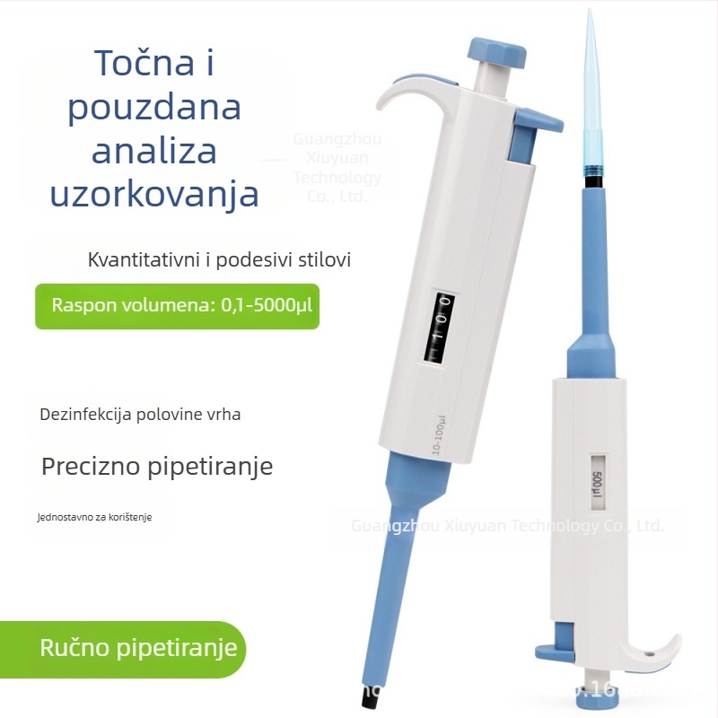 Jednokanalna podesiva pipeta, model YY11-YY31, masa 0,2 g