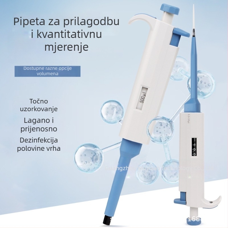 Jednokanalna podesiva pipeta, model YY11-YY31, masa 0,2 g