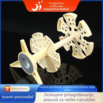 Kružni stalak za prijenos tekućina s graduiranim držačima pipeta, 6 komada, sklopiv, rotirajući