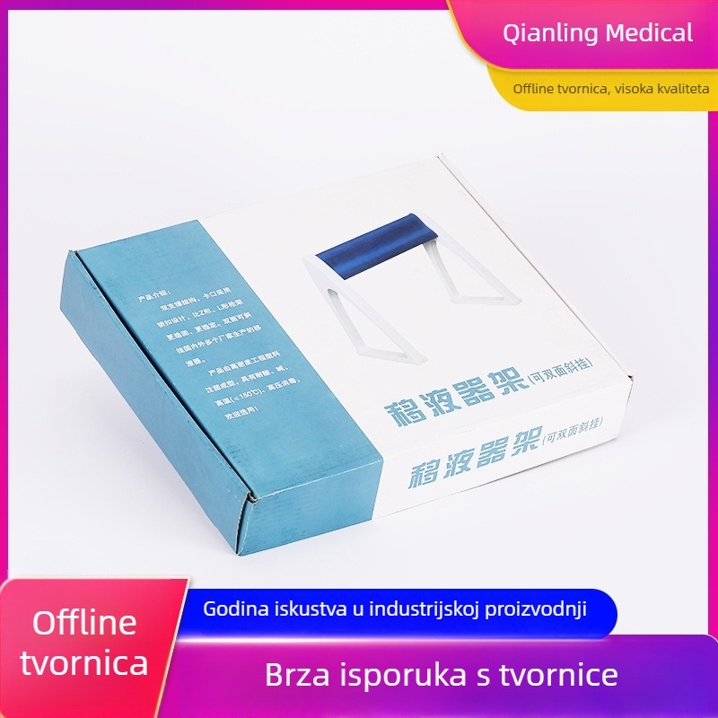 A- oblik pipetnog stalka, dvostrani plastični dijagonalni stalak, 3/4/5/6 rupa, porijeklo Jiangsu, proizvođač Qianling