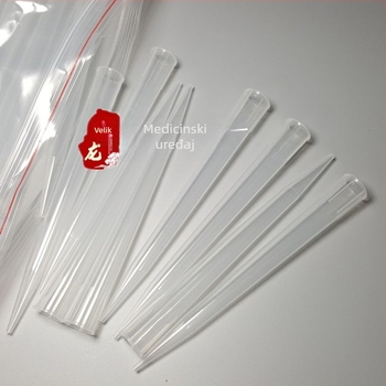 Pipetne vrhovi 200 μL | PP materijal | 1000 kom./paket | Domestic Consumables
