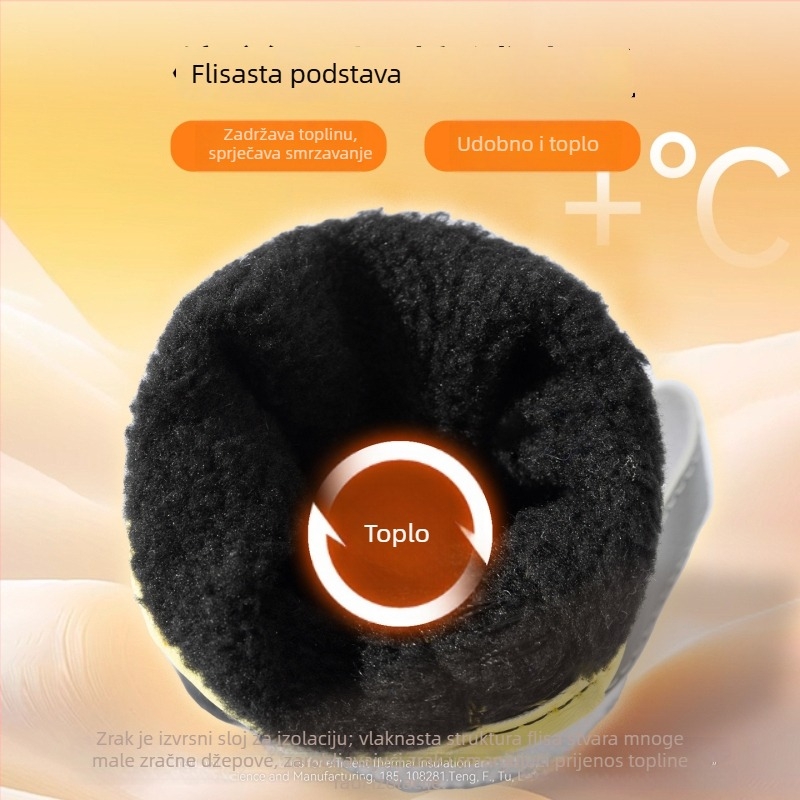 Visoko gornje pseće cipele s prozračnim PU materijalom, tople i otporne na habanje, casual stil