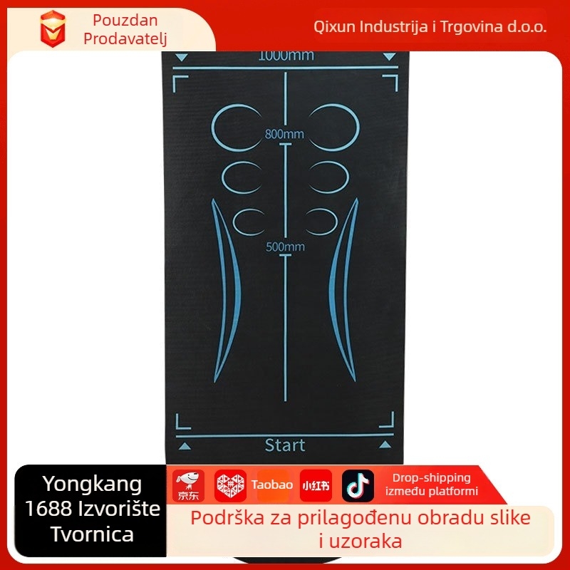 Podloga za ab wheel s amortizacijom, protukliznom površinom, od pjene