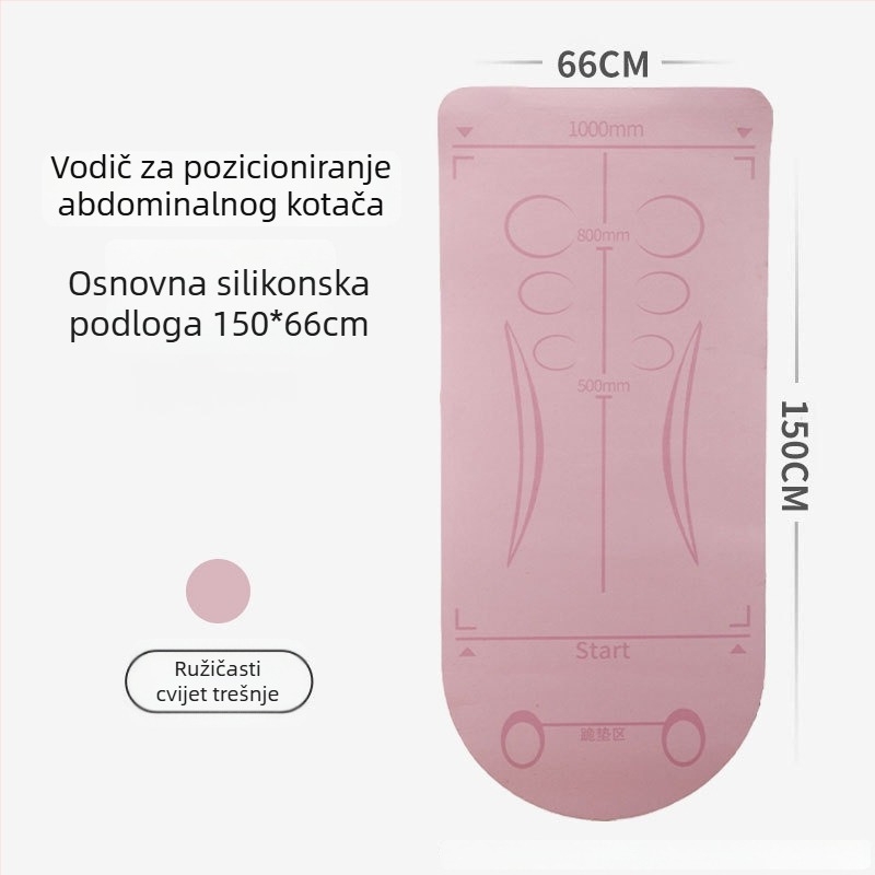 Podloga za ab wheel s amortizacijom, protukliznom površinom, od pjene