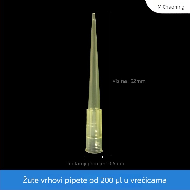 Han Yining 200 μL laboratorijska posuda za laboratorijsku upotrebu – Podrijetlo Guangzhou – Kompatibilna sa svim pipetnim vrhovima