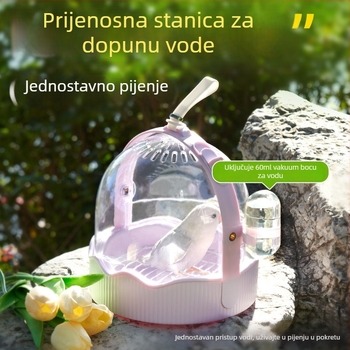 Vanjski prozračni kavez za papige s velikim unutarnjim prostorom – prenosivi ptičji kavez Yee, podrijetlo Šandong