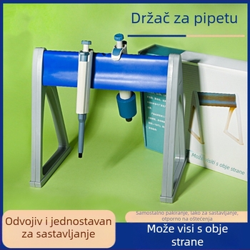 A-tipu dvostrani plastični nagnuti stalak za pipete