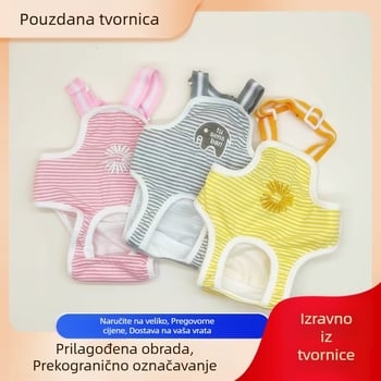 Higijenske pantalone za kućne ljubimce tijekom menstrualnog razdoblja – prozračni poliester, ležerni stil, unisex