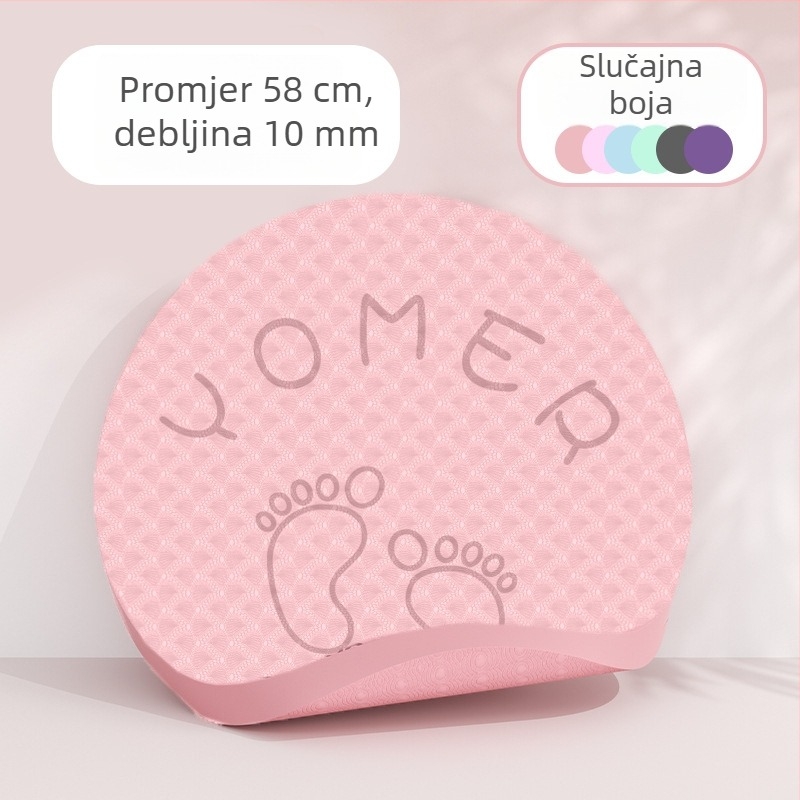 TPE mat za skakanje užetom, debljine 6 mm, ublažava udarce, protuklizna, geometrijski uzorak