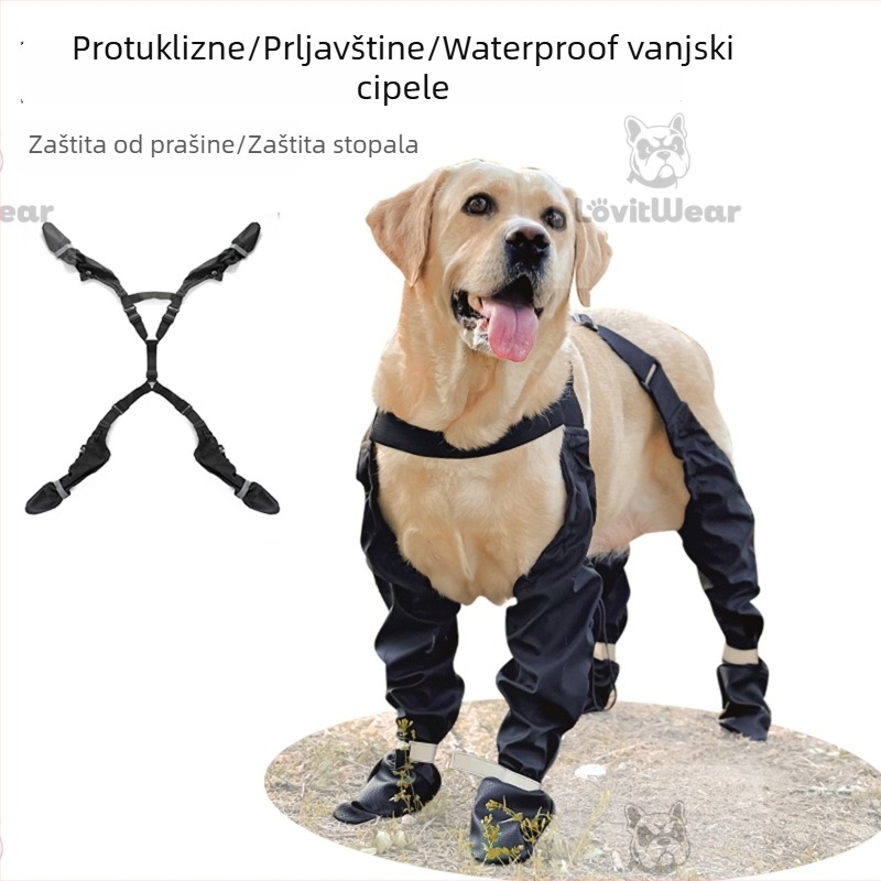 Cipele za pse Lovitwear – poliester, vodootporne, protuklizne i otporne na habanje (Polyester; Lovitwear; Shoes; Waterproof; Anti-slip)