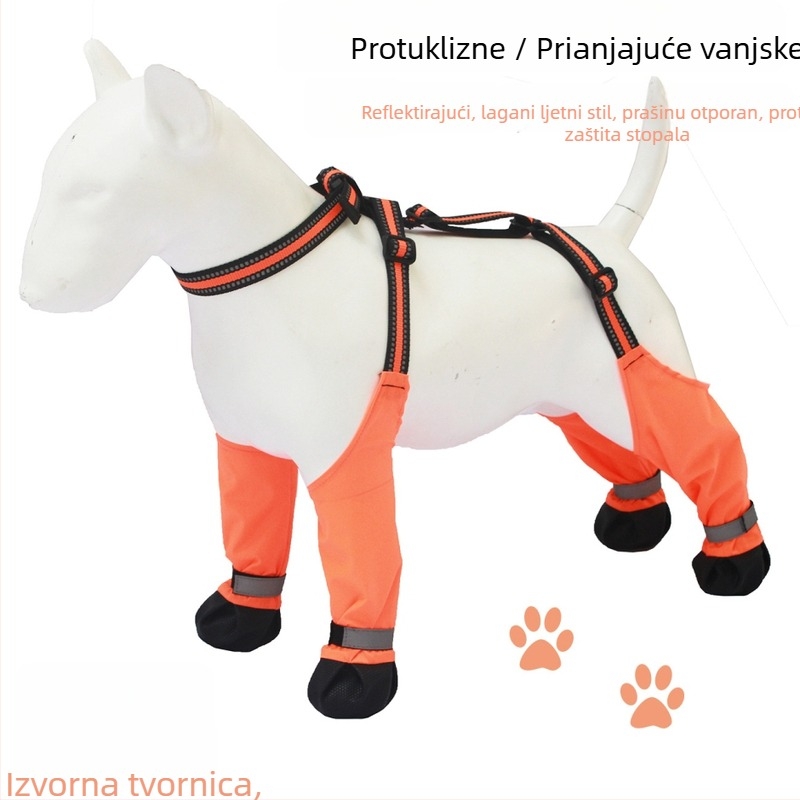 Kafne cipele za pse od poliestera – vodootporne, protuklizne, otporne na habanje