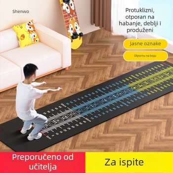 Mat za test stajnog skoka — protuklizna podloga, kućna uporaba, za djecu, sportska podloga, od kvalitetnog materijala