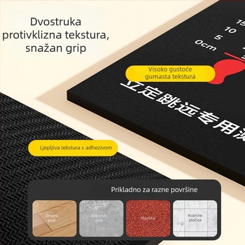 Mat za test stajnog skoka — protuklizna podloga, kućna uporaba, za djecu, sportska podloga, od kvalitetnog materijala