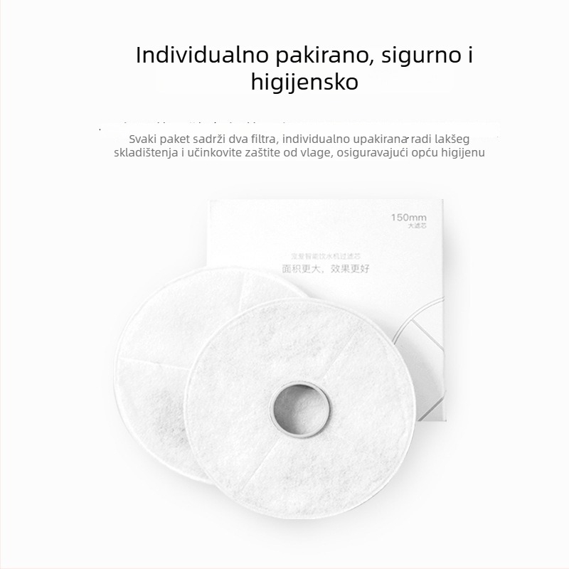 Filter za kućne ljubimce za uređaj za piti vodu – aktivni ugljen zamjenski filter, model YPD-C002, 2 kom, za pse i mačke, 100 g/ kutija, 1-godišnje jamstvo
