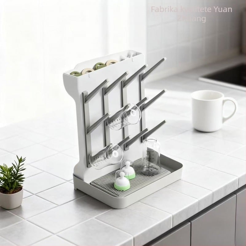 Višeslojni stalak – skladištenje bočica, čaša i zdjela za hranjenje