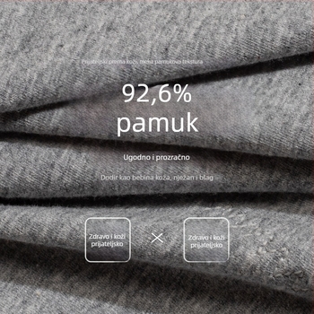 Ženske gaćice od čistog pamuka - glavni materijal 92% pamuk, predjelu među nogama 100% pamuk, visok struk, zaštita od curenja tijekom mjesečnice