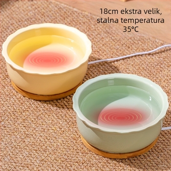 Keramički posuda za vodu za mačke s konstantnom temperaturom grijanja i velikim kapacitetom, branda Bomeitao