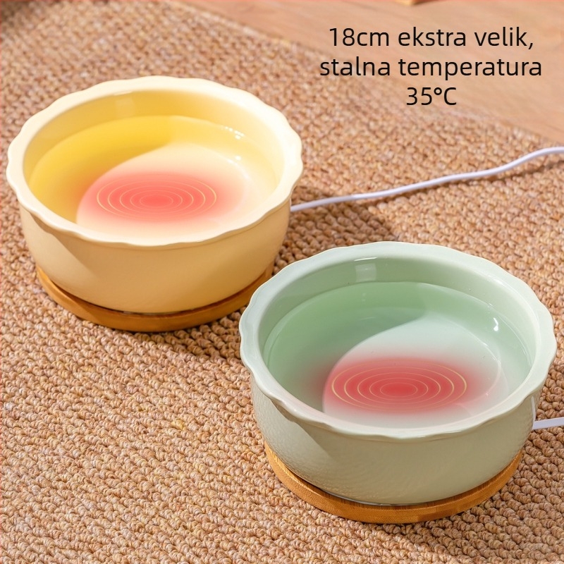 Keramički posuda za vodu za mačke s konstantnom temperaturom grijanja i velikim kapacitetom, branda Bomeitao