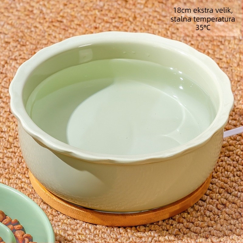 Keramički posuda za vodu za mačke s konstantnom temperaturom grijanja i velikim kapacitetom, branda Bomeitao