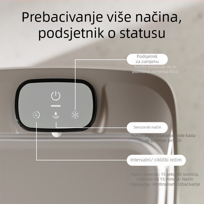 Dispenzer za vodu za kućne ljubimce od nehrđajućeg čelika, dvomodno napajanje, kapacitet 4 L, odvojiv, pogodan za pse i mačke, model YPD-C016