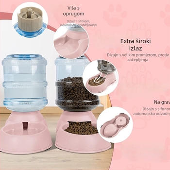 Automatska posuda za vodu i hranjenje za mačke, plastična posuda za mačke s pumpom za hranu (Plastična • Mačka • Marka: Murch • Kategorija: Oprema za kućne ljubimce)