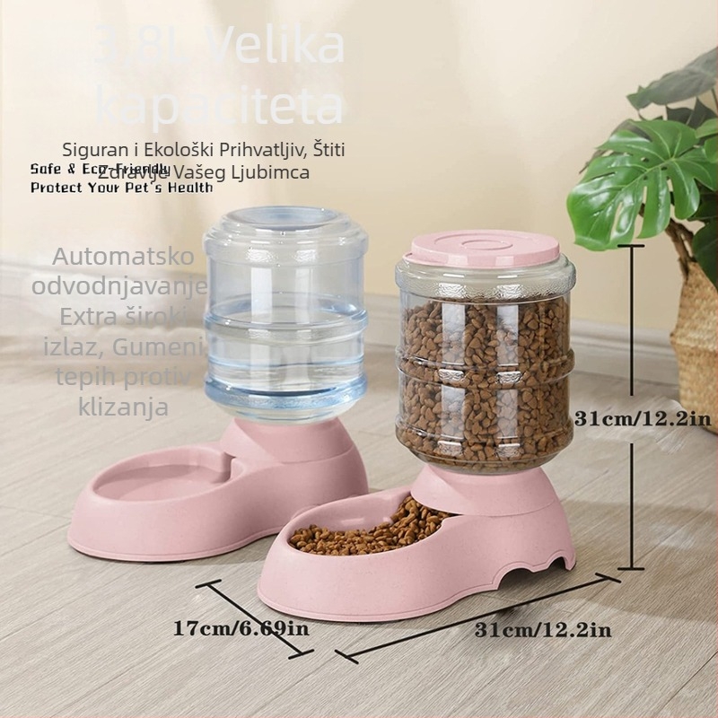 Automatska posuda za vodu i hranjenje za mačke, plastična posuda za mačke s pumpom za hranu (Plastična • Mačka • Marka: Murch • Kategorija: Oprema za kućne ljubimce)