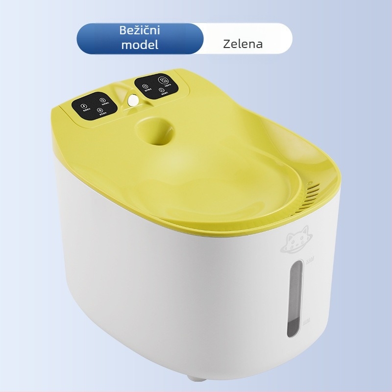 Pametni fontan vode za kućne ljubimce s USB punjenjem, automatskom cirkulacijom i filtracijom, odvojiva — za mačke i pse, model MSW102