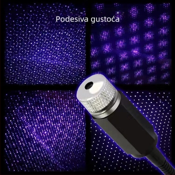 LED svjetlo za strop automobila s zvjezdanim nebom, model 12, 5V, 3.9W