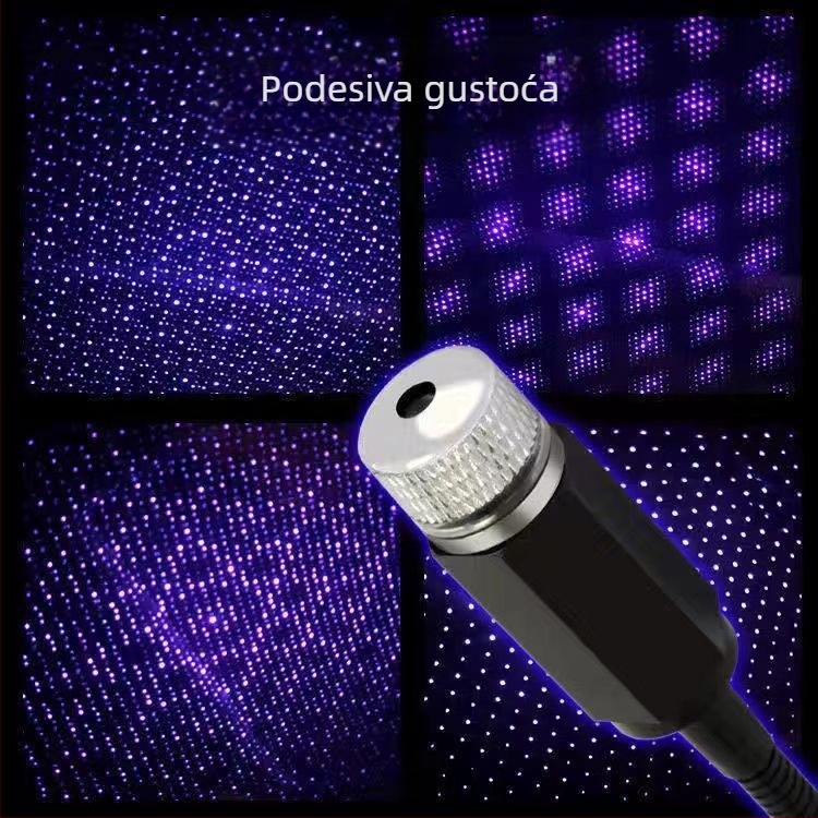LED svjetlo za strop automobila s zvjezdanim nebom, model 12, 5V, 3.9W