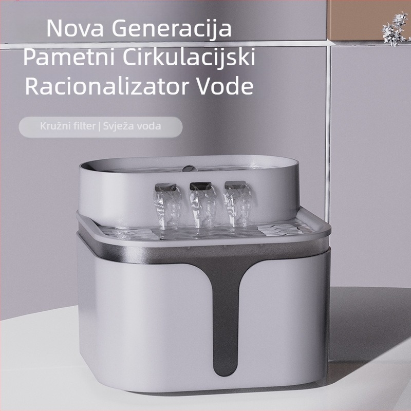 Fontana za vodu za mačke s automatskim filtriranjem i kruženjem vode, plastični materijal, brend Dog overlord, porijeklo Zhejiang, 36 komada u kutiji