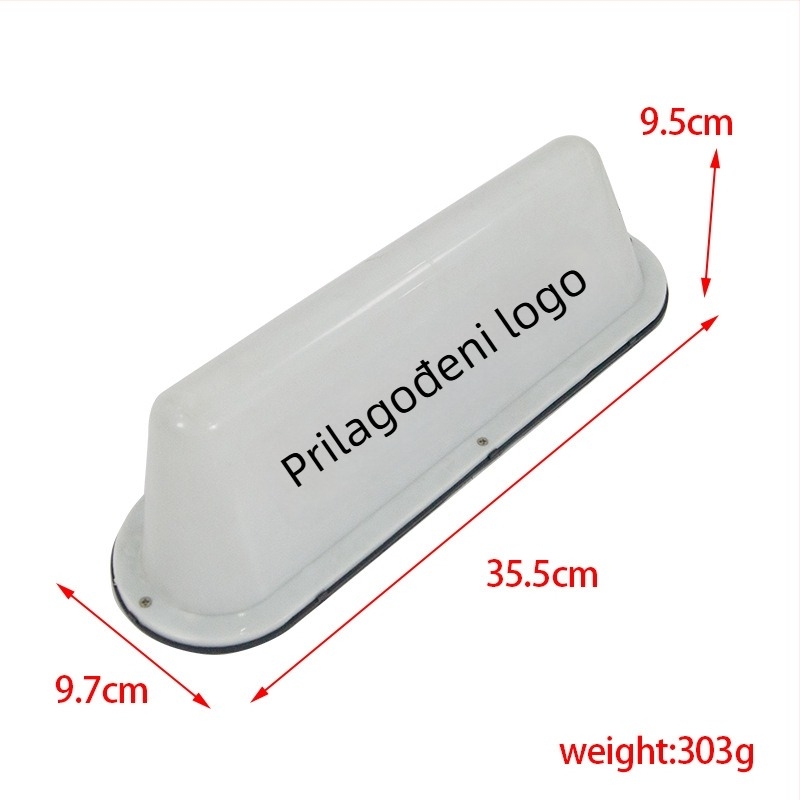 AC-778 LED svjetlo za auto na krov, 12V, 1W, s usisnim držačem