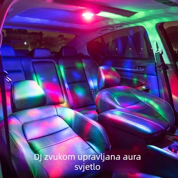 LED plafonsko svjetlo za automobil Y-038, 4W, DC5.0V, 400mA, trajanje 8760h, mekano LED osvjetljenje, universalna kompatibilnost