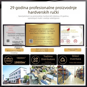 Drška za vrata ormarića u novokineskom dizajnu, cinkova legura, lijevanje pod tlakom, traka oblik, montaža na površinu, model Z440