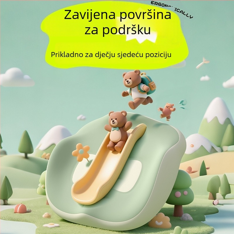 Jastučnica za ispravak držanja - Podrška za dugo sjedenje, memorijska pena, Materijal: lažni brokat tkanina, Stil: moderni minimalistički, Model: JLD18
