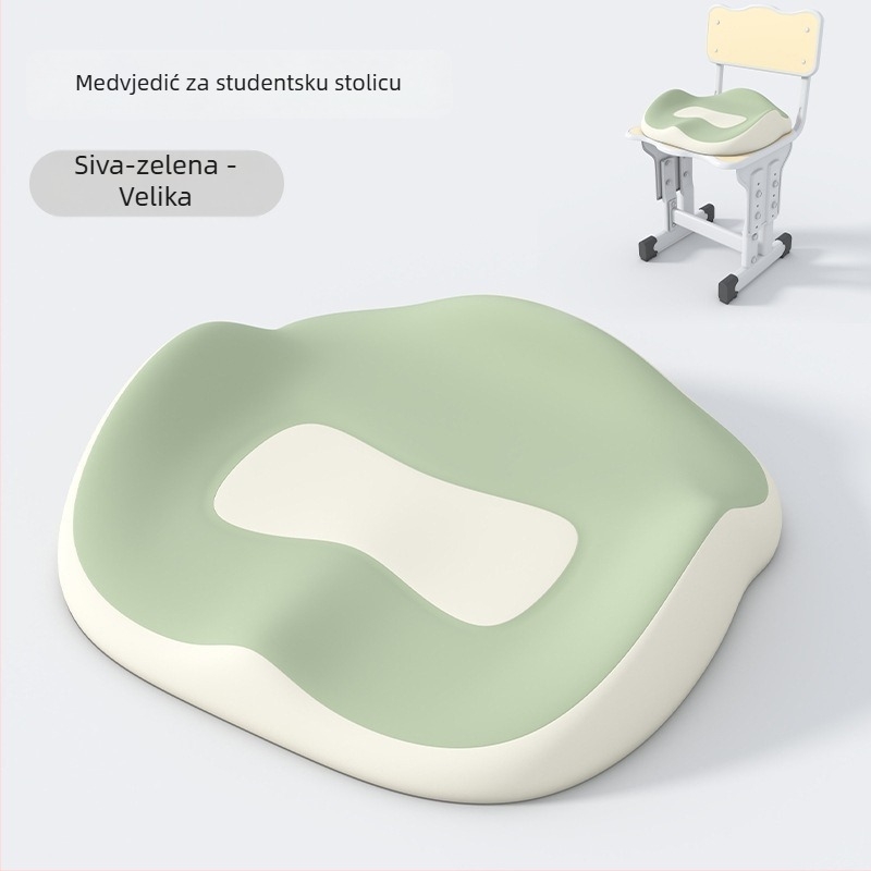 Jastučnica za ispravak držanja - Podrška za dugo sjedenje, memorijska pena, Materijal: lažni brokat tkanina, Stil: moderni minimalistički, Model: JLD18