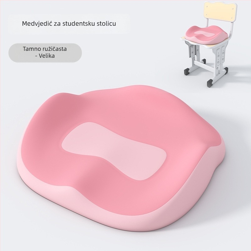Jastučnica za ispravak držanja - Podrška za dugo sjedenje, memorijska pena, Materijal: lažni brokat tkanina, Stil: moderni minimalistički, Model: JLD18