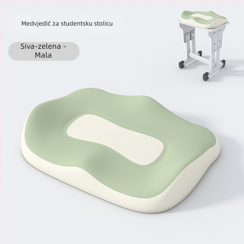Jastučnica za ispravak držanja - Podrška za dugo sjedenje, memorijska pena, Materijal: lažni brokat tkanina, Stil: moderni minimalistički, Model: JLD18