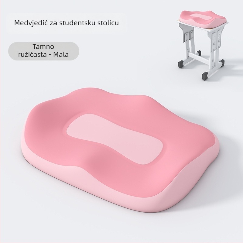 Jastučnica za ispravak držanja - Podrška za dugo sjedenje, memorijska pena, Materijal: lažni brokat tkanina, Stil: moderni minimalistički, Model: JLD18