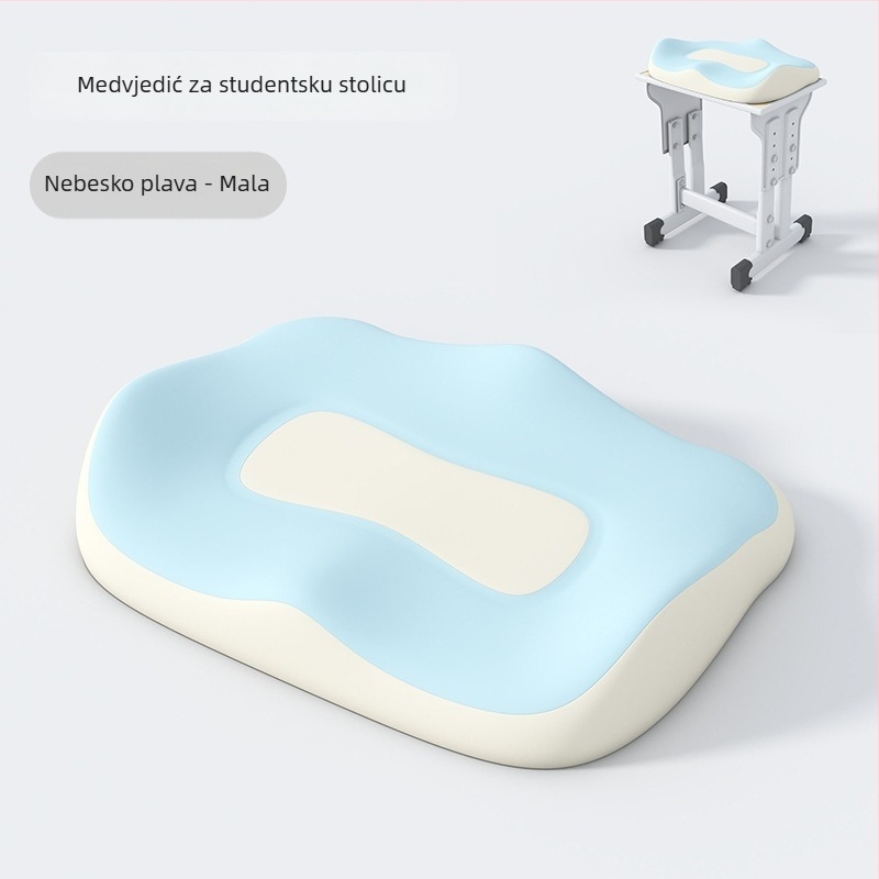 Jastučnica za ispravak držanja - Podrška za dugo sjedenje, memorijska pena, Materijal: lažni brokat tkanina, Stil: moderni minimalistički, Model: JLD18