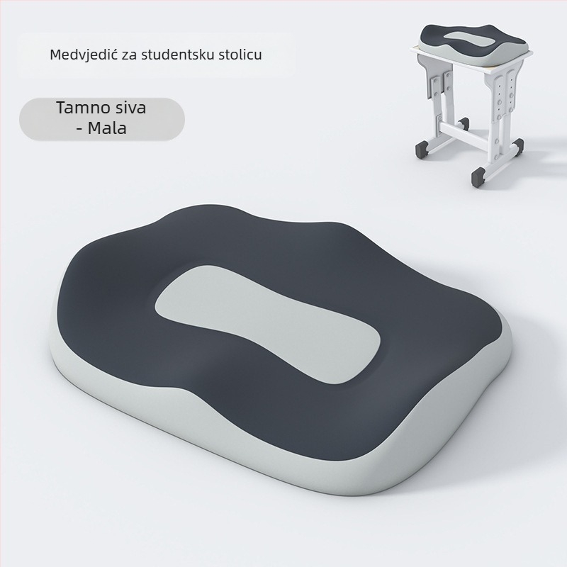 Jastučnica za ispravak držanja - Podrška za dugo sjedenje, memorijska pena, Materijal: lažni brokat tkanina, Stil: moderni minimalistički, Model: JLD18